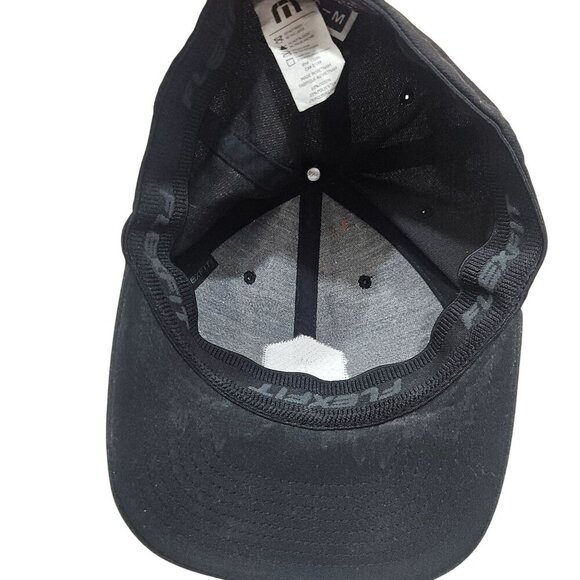 Travis Mathew Flexfit Hat Cap Mens Brown California Design Fitted S-M - Picture 4 of 8